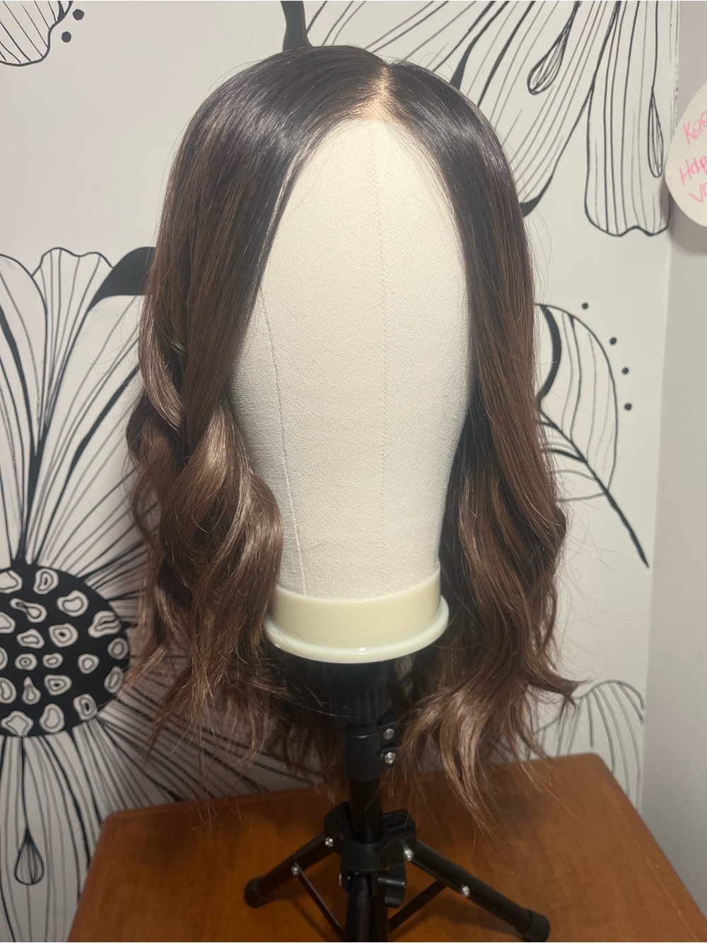 Unknown Brunette Free Parting Wig